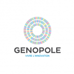 Genopole - Logo Vivre l'innovation