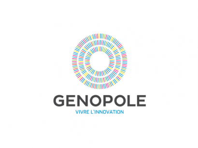 Genopole - Logo Vivre l'innovation