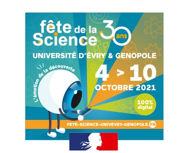 Fête de la science 2021 à Evry avec Genopole et l'UEVE