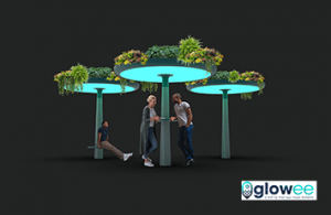 Projet mobilier urbain - Eclairage public - Glowee