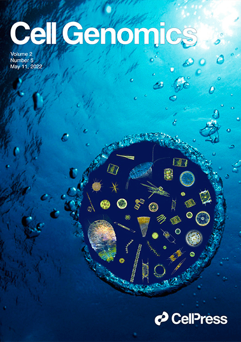 Couverture de la revue Cell Genomics - Le plancton