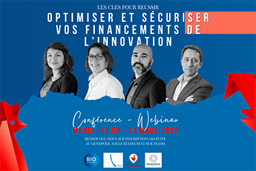 Les Ateliers BIO SUPPORT - Optimiser et sécuriser vos financement de l'innovation