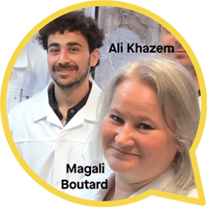 Ali Khazem et Magali Boutard - Unité de Génomique métabolique de Genoscope