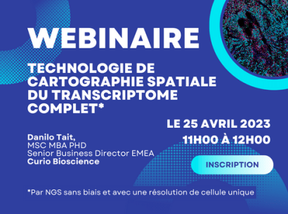 Webinaire Science et Technology - Cartographie spatial du transcriptome complet par NGS - Avril 2023