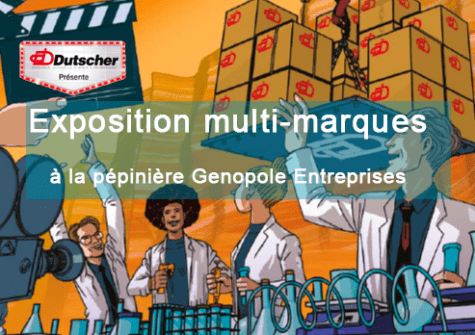 Découvrez les nouveautés de matériels dédiés aux biotechnologies proposées par Dutscher lors d'une exposition dans le hall de la pépinière Genopole Entreprises