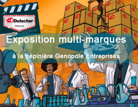 Découvrez les nouveautés de matériels dédiés aux biotechnologies proposées par Dutscher lors d'une exposition dans le hall de la pépinière Genopole Entreprises