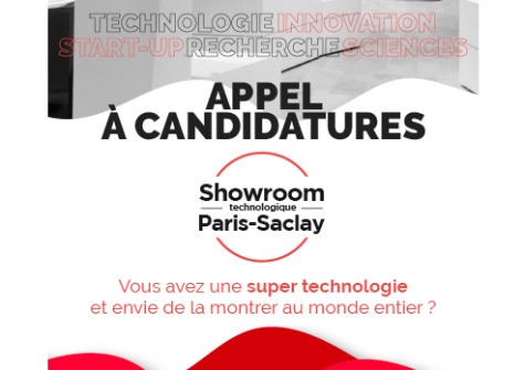 Appel à candidatures pour intégrer le Showroom technologie de Paris-Saclay