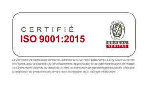 Certification ISO 9001:2015  - Bureau Veritas