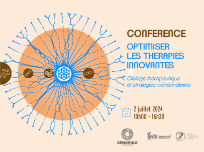 Conférence Thérapies Innovantes et Combinatoires #3 Mardi 2 juillet 2024 Optimiser les thérapies innovantes pour mieux les associer : Ciblage thérapeutique et stratégies combinatoires