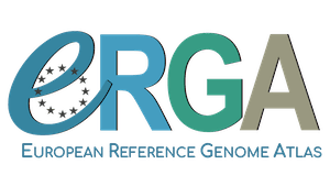 Logo ERGA - European Reference Genome Atlas (ERGA) initiative is a pan-European scientific response to current threats to biodiversity