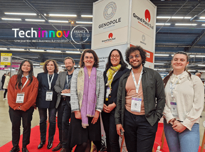 Hélène Virasith, program manager de Genopole avec les sociétés Alga Biologics, Auralip, DNTech et Fungu’it