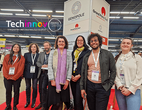 Hélène Virasith, program manager de Genopole avec les sociétés Alga Biologics, Auralip, DNTech et Fungu’it