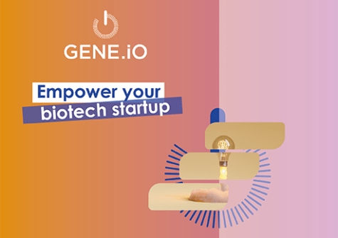 Dispositif Gene.iO Campagne #4 Rejoignez le biocluster Genopole et faites grandir votre startup