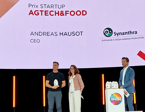 Synanthra Lauréat du prix Startup Agtech&Food du Spring50 lors du Paris-Saclay SPRING 2025