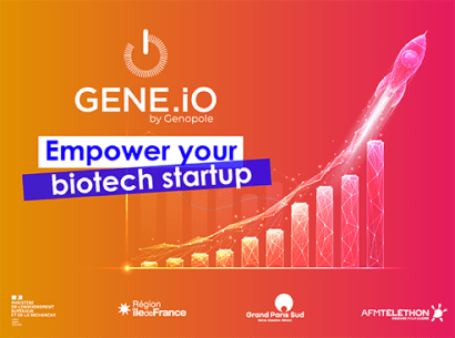Dispositif Gene.iO - Rejoignez Genopole pour accélérer le développement de votre startup biotech