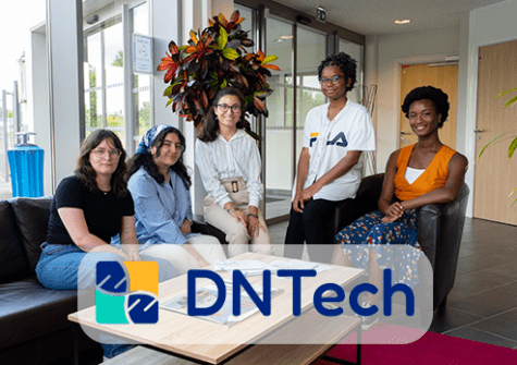 L'équipe DNTech qui entoure Amandine Lancelot, CEO de DNTech