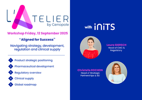 L'atelier avec Inits - Votre roadmap stratégique vers le First In Human - Sept. 2025