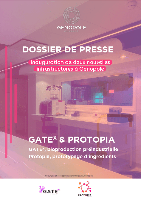 Dossier de presse de l'inauguration des 2 nouvelles infrastructures GateX et Protopia de Genopole - Mai 2025