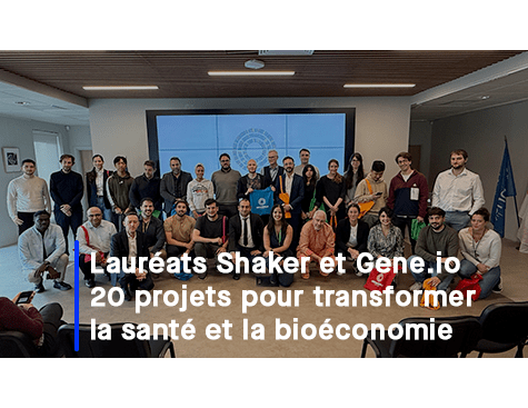 Genopole révèle les lauréats des programmes Shaker #17 et Gene.iO #5: 20 nouveaux projets pour transformer la santé et la bioéconomie