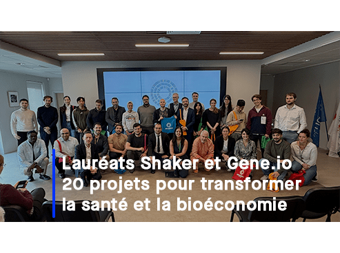 Genopole révèle les lauréats des programmes Shaker #17 et Gene.iO #5: 20 nouveaux projets pour transformer la santé et la bioéconomie