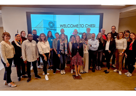 Le groupe biopharmaceutique italien Chiesi a Genopole pour son séminaire Open Innovation, fin eptembre 2025