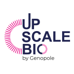 Logo dispositif UpScale Bio By Genopole