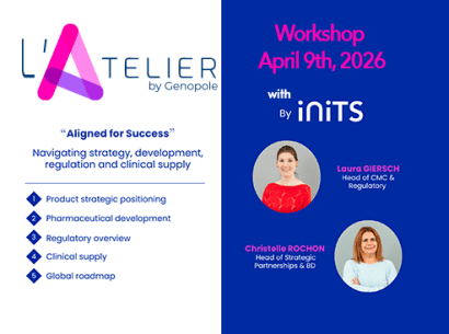 L'atelier avec Inits - Votre roadmap stratégique vers le First In Human - 9 avril 2026