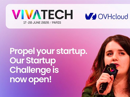 Appel à candidatures : OVHcloud Startup Challenge 2026 à VivaTech