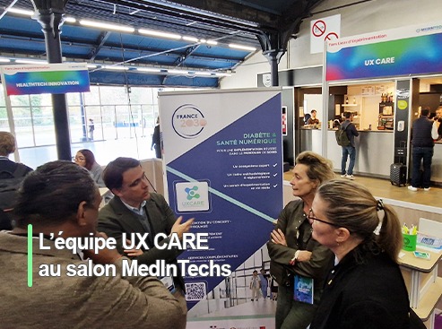 L’équipe UX CARE était présente les 9 et 10 mars au salon MedInTechs 2026