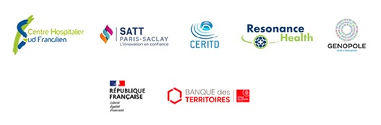 Le Consortium Ux Care : Genopole, le CHSF, la SATT Paris-Saclay, le CERITD et Resonance Health Europe avec le soutien de l'état et de la banque des territoire
