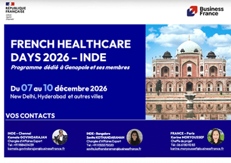 Du 7 au 10 décembre 2026, les French Healthcare Days