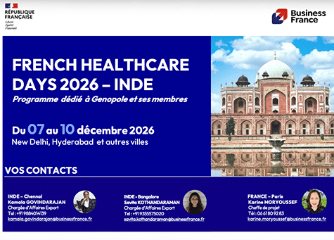 Du 7 au 10 décembre 2026, les French Healthcare Days
